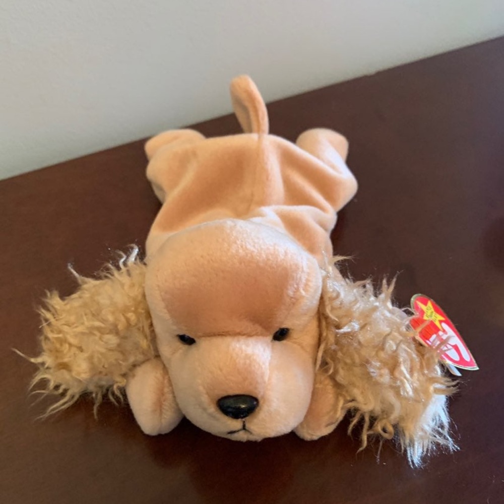 Ty Beanie Baby Spunky The Cocker Spaniel